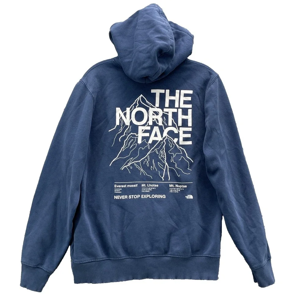 North Face Hoodie Men's Small Gorpcore Travel Hike Outdoor Streetwear Mountains